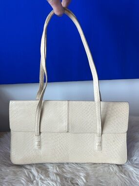 Vintage Alfani Croc Embossed Leather Purse